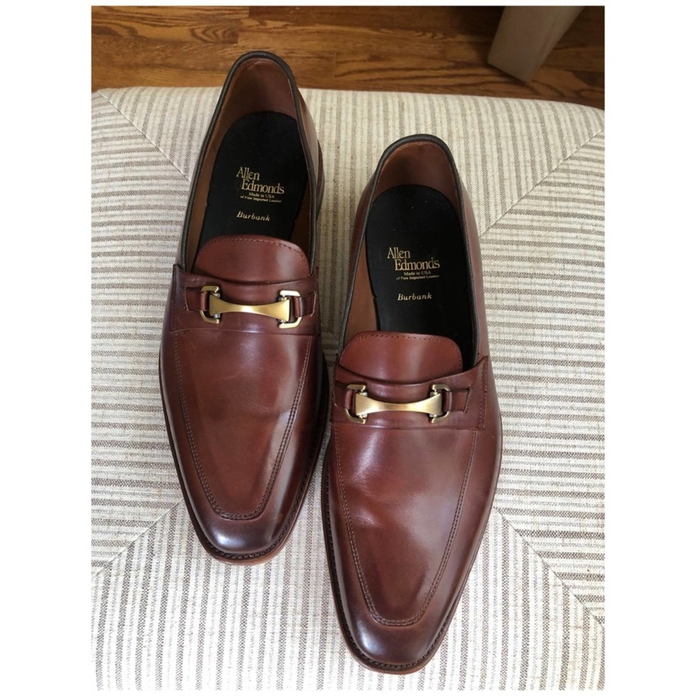 Allen Edmonds Burbank Brown Leather Loafer